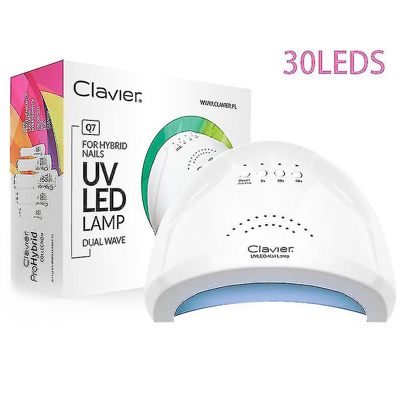 Clavier Lamp 2in1 Uv / Led 48w -30 Leds /q7 Max 180w Up To 57 Leds Dryer For Curing All Gel