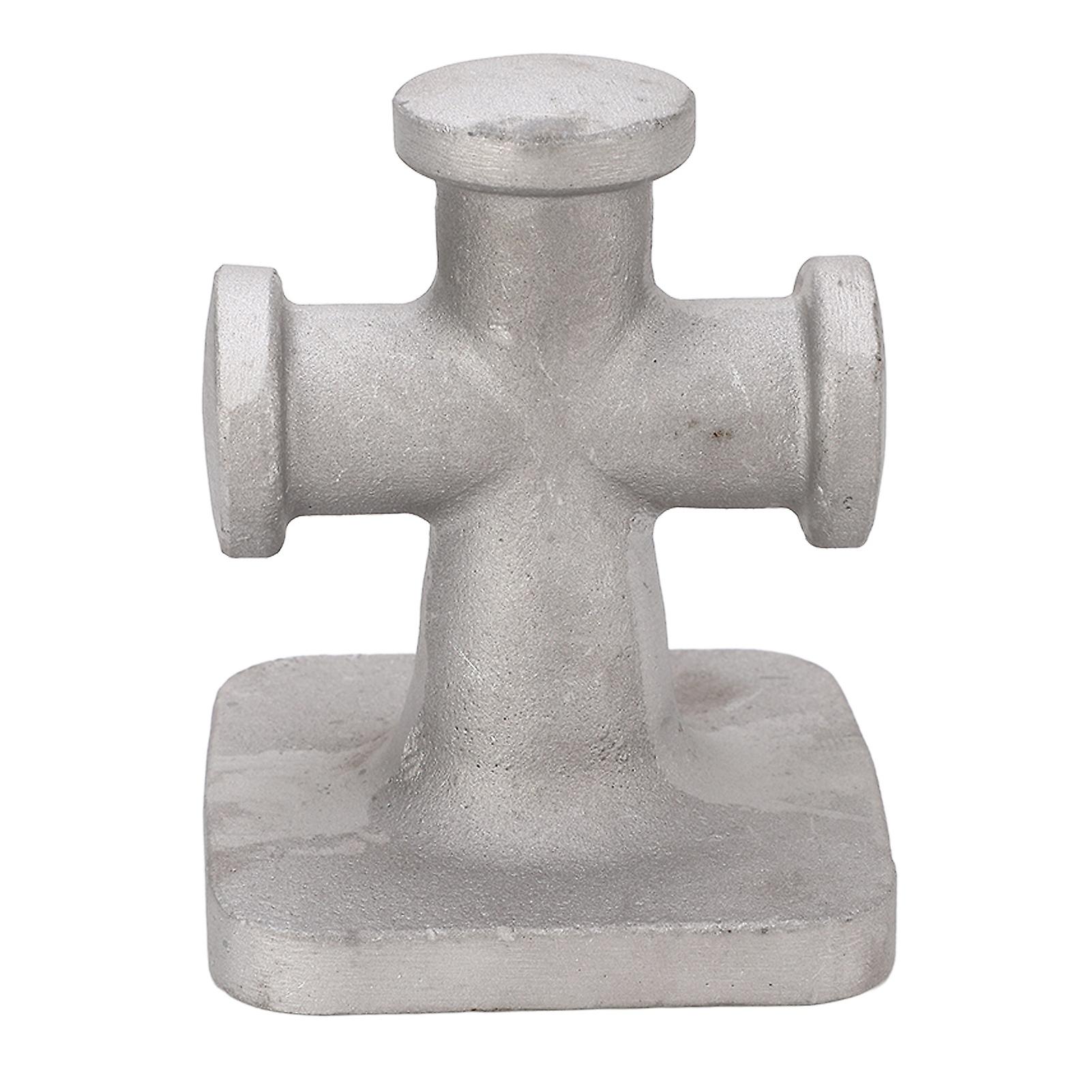 Taquet d'amarrage simple en aluminium robuste de 4,5 pouces pour pont de bateau