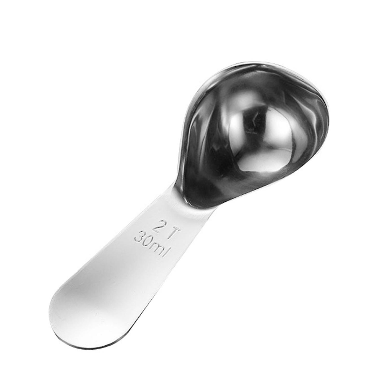 15/30ML Coffee Measuring Spoon 304 Precise Scale Short Handle Milk Powder Liquid Seasoning Measureme
