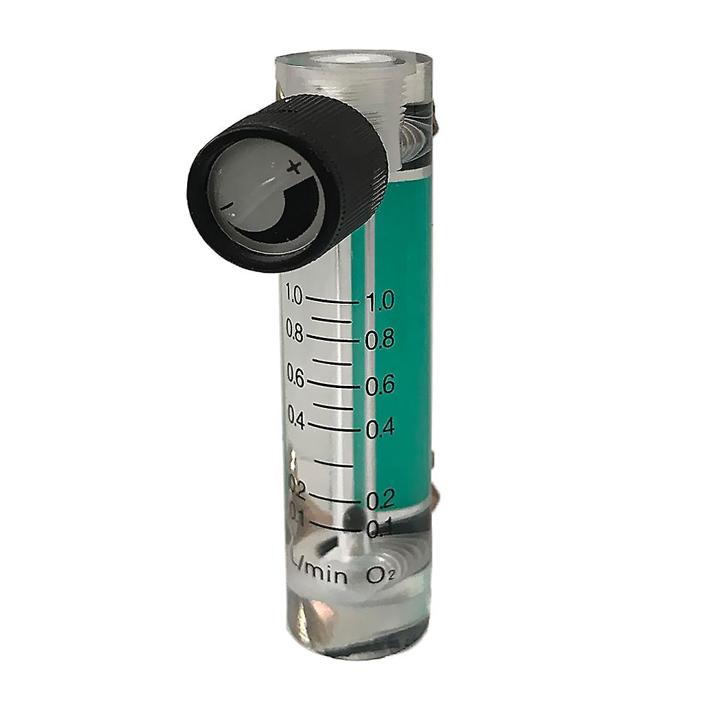 Oxygen Flow Meter Flowmeter with Control Valve for Oxygen Air 0.1-1L