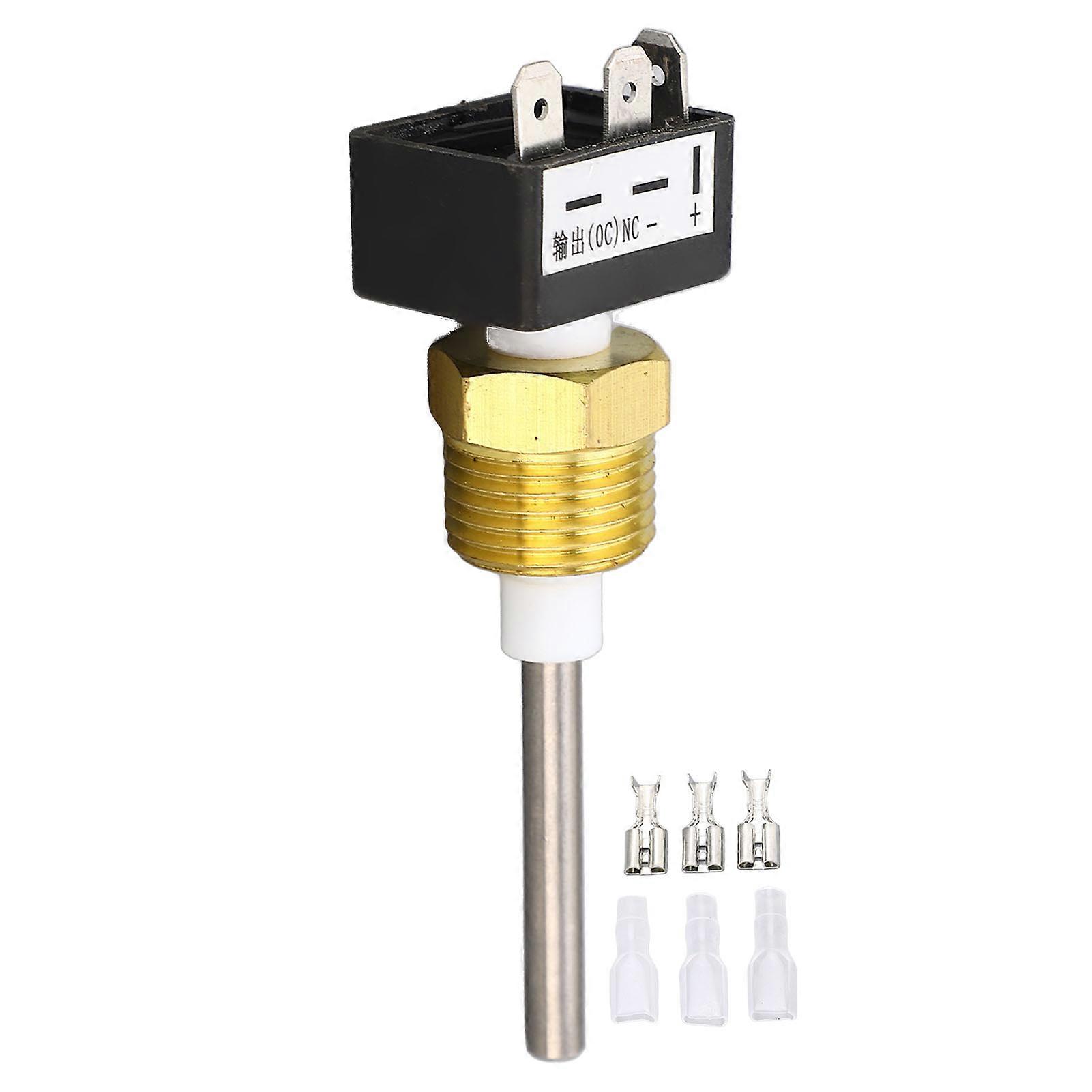 Ouitble Generator Water Tank Level Sensor 1/2NPT Normally Closed Liquid Level Sensor for Diesel Generator 5‑35VDC