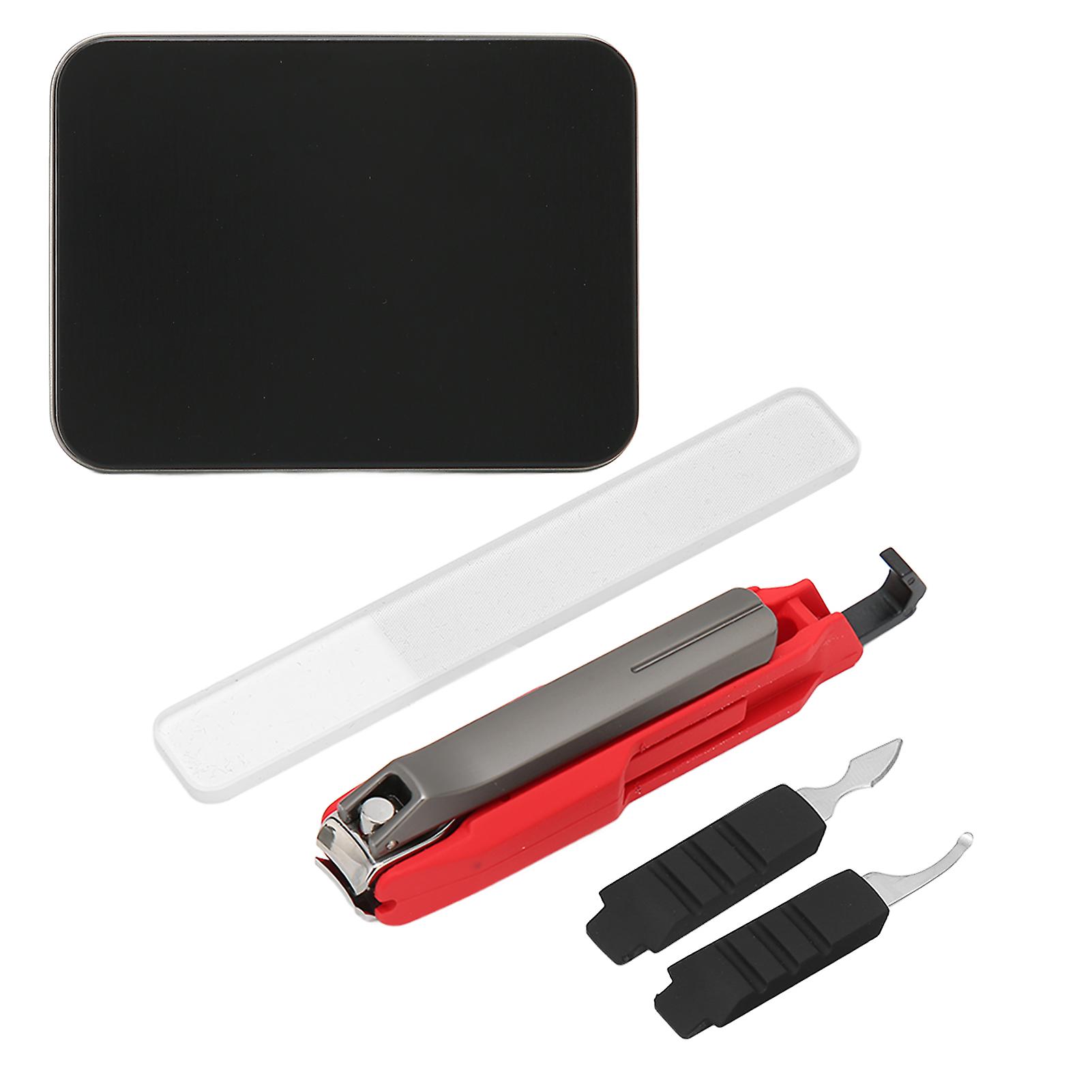 Nail Clippers Antisplash Multifunctional No Cracking Physical Polishing Fingernail Clipper