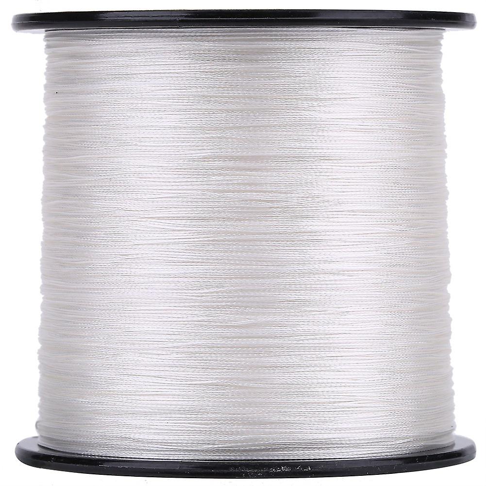 500m PE Braided 4 Strands Super Strong Fishing Lines Multi filament Fish Rope Cord White (1.5)