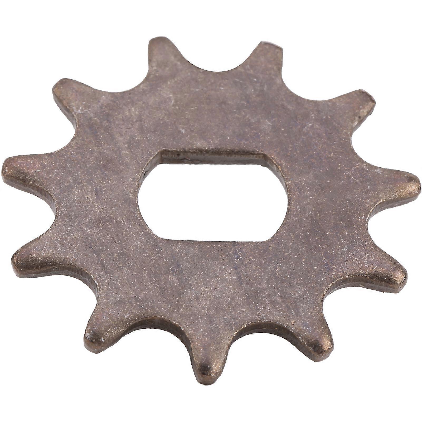 11 Teeth Steel Sprocket Bicycle Chain Wheel Replacement Part Square Hole 0.5 x 0.7in Inner Diameter