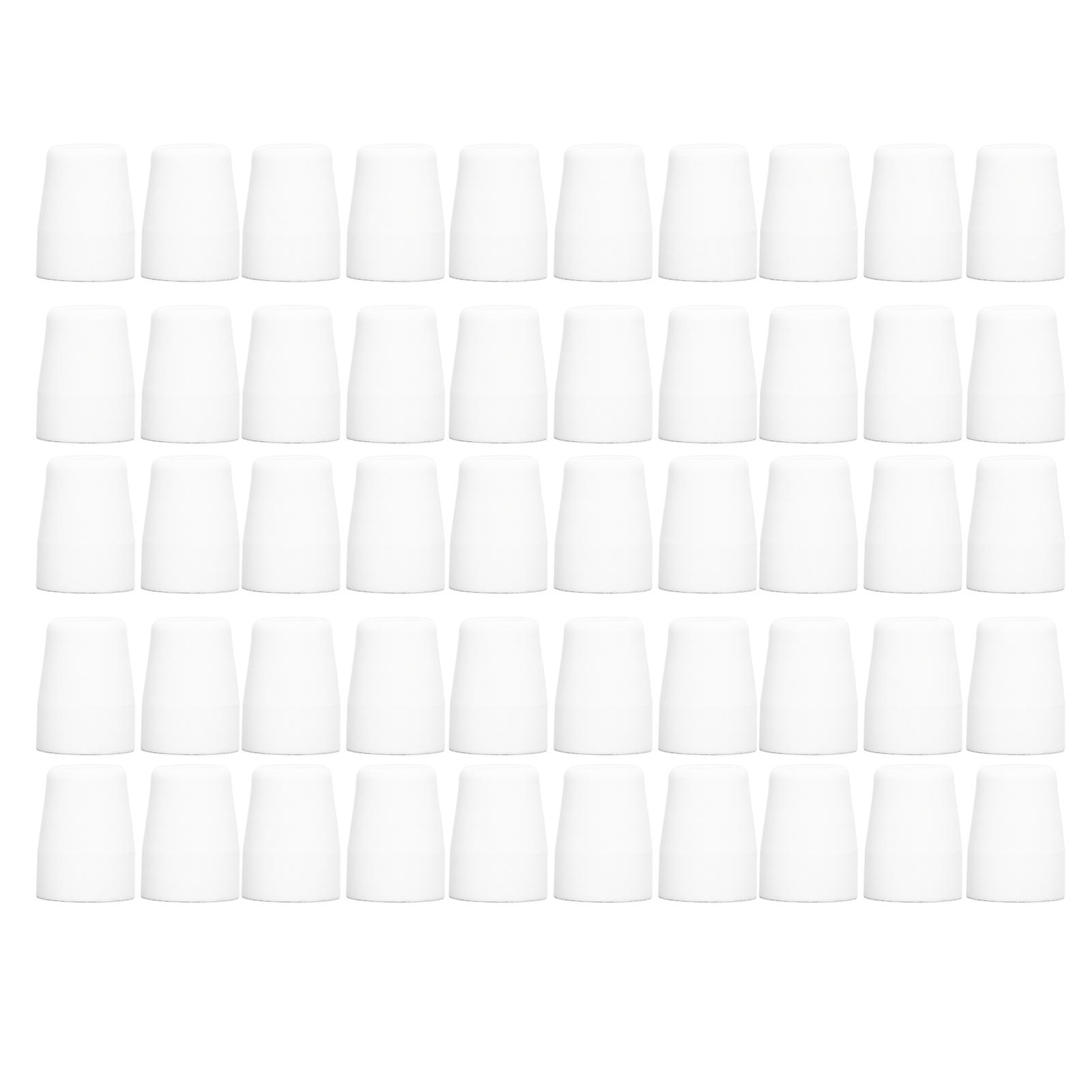 50Pcs White Plasma Cutter Shield Cup Set Stable Performance Robust Plasma Cutting Torch Consumables