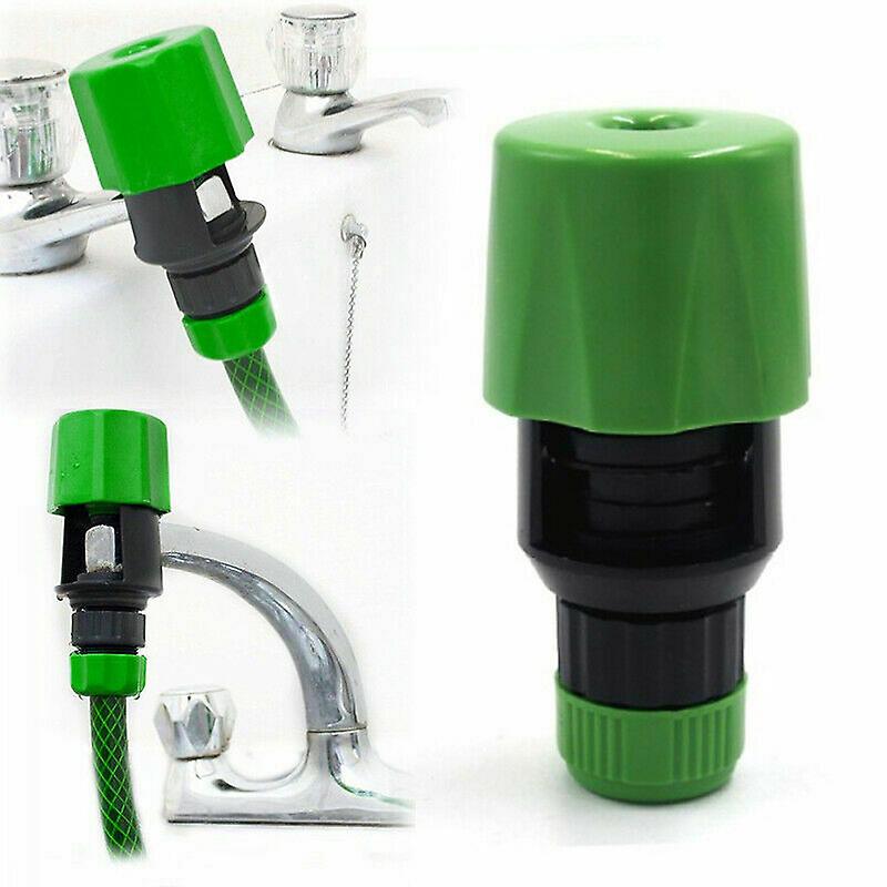 Tap Adapter for Hose Pipe, Universal Hose Pipe Connector Mixer Quick Fitting Connectors for Garden Kitchen(2pcs, green)