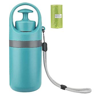 Portable Dog Poop , Convenient Pet Waste Cleaner For Dog Walkers, Comes With 1 Roll Of Trash Bags