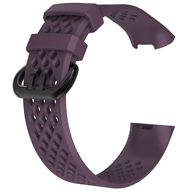 Replacement Soft Silicone Strap for Fitbit Charge 3 (5.1-7.1inch)