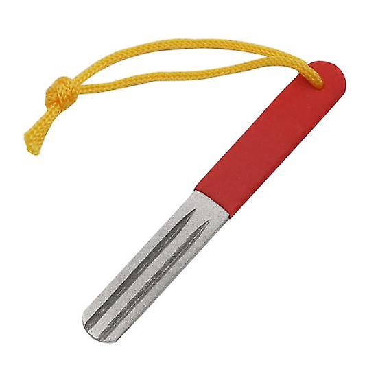 Fishing Hook File Convenient Smooth Edge Portable Excellent Three Grooves for Outdoor Exploration