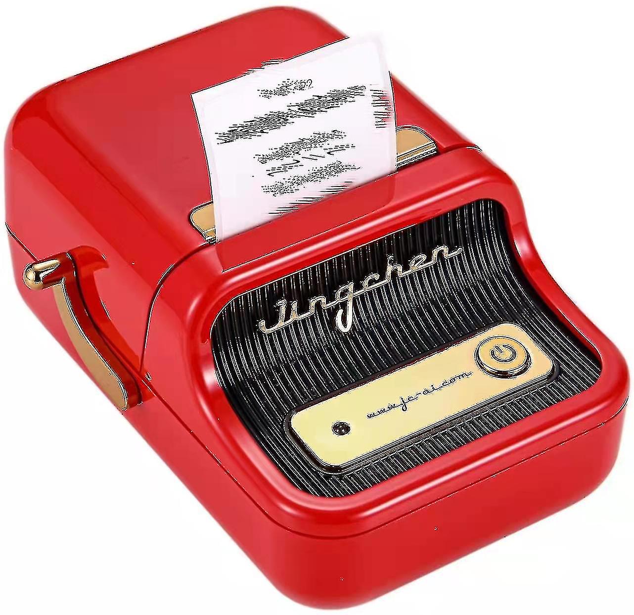 Label Maker Machine Sticker Printer With Tape, Wireless Technology And White Label Paper For Home Office Organization