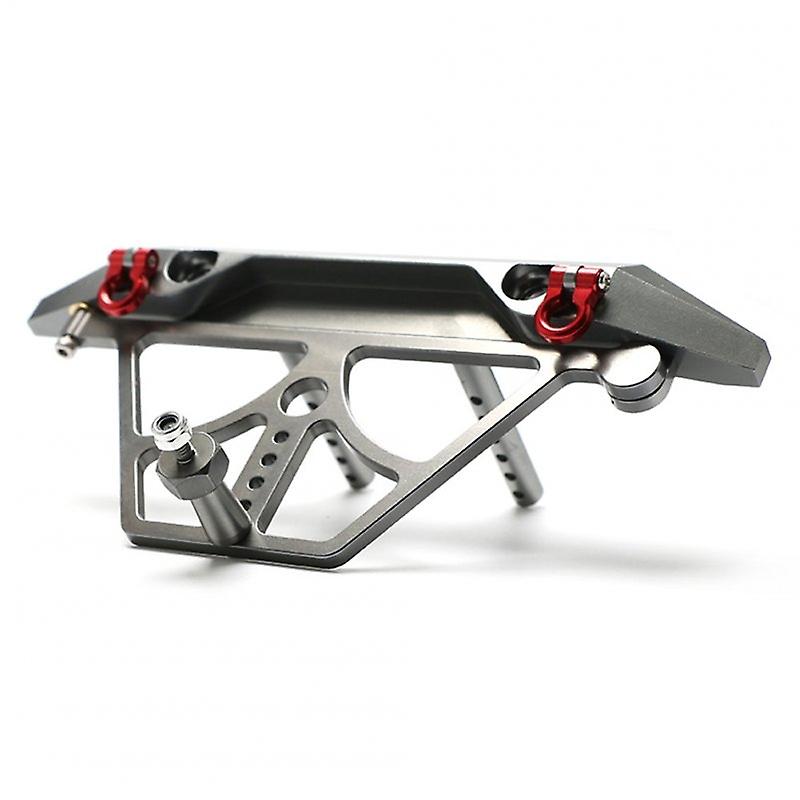 RC Axail SCX10 Rear Bumper Spare Tire Rack Winch Hook for 1/10 RC Crawler Car RC4WD D90 Aluminum All