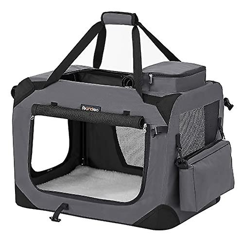 Faltbare Transportbox mit Netzfenster und flauschigem Teppich