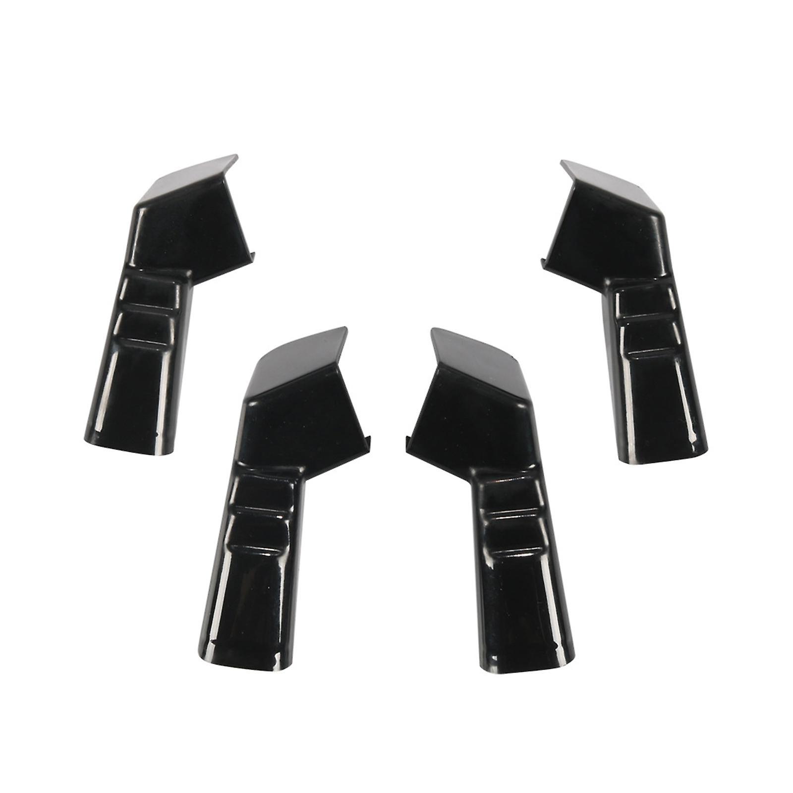 4Pcs Generic RV Gutter Spouts Sturdy Protector Black RV Extended Rain Gutter