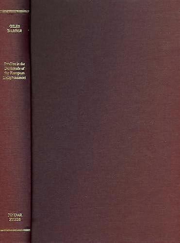 Studies In The Booktrade Of The European Enlightenment by Giles Barber Hardback Book