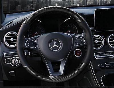 Anti-slip Car Steering Wheel Cover 38cm DIY Braid Needles And Thread Soft Artificial Leather Auto Car Steering Wheel Covers