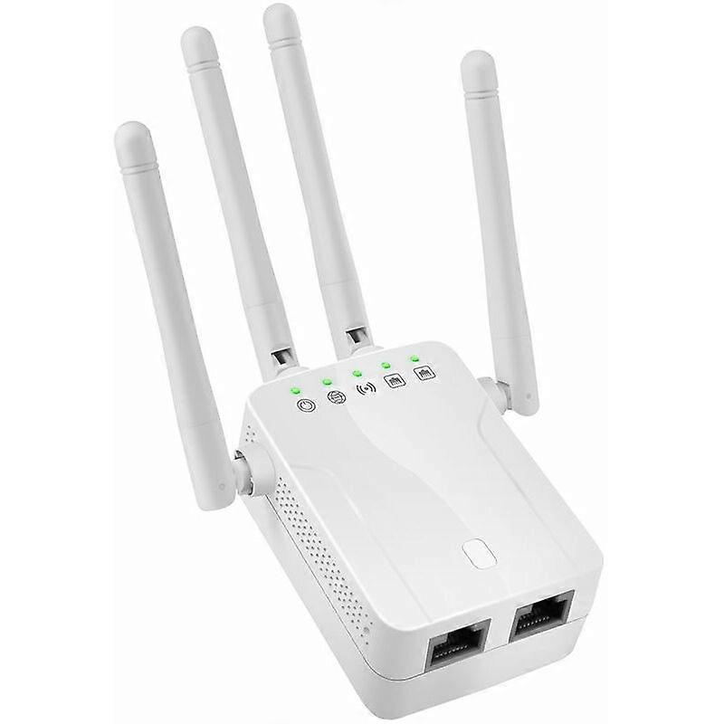 WiFi Repeater WiFi Amplifier, WiFi Extender up to 120, powerful wifi repeater with an Ethernet port, Compatible with all internet boxes