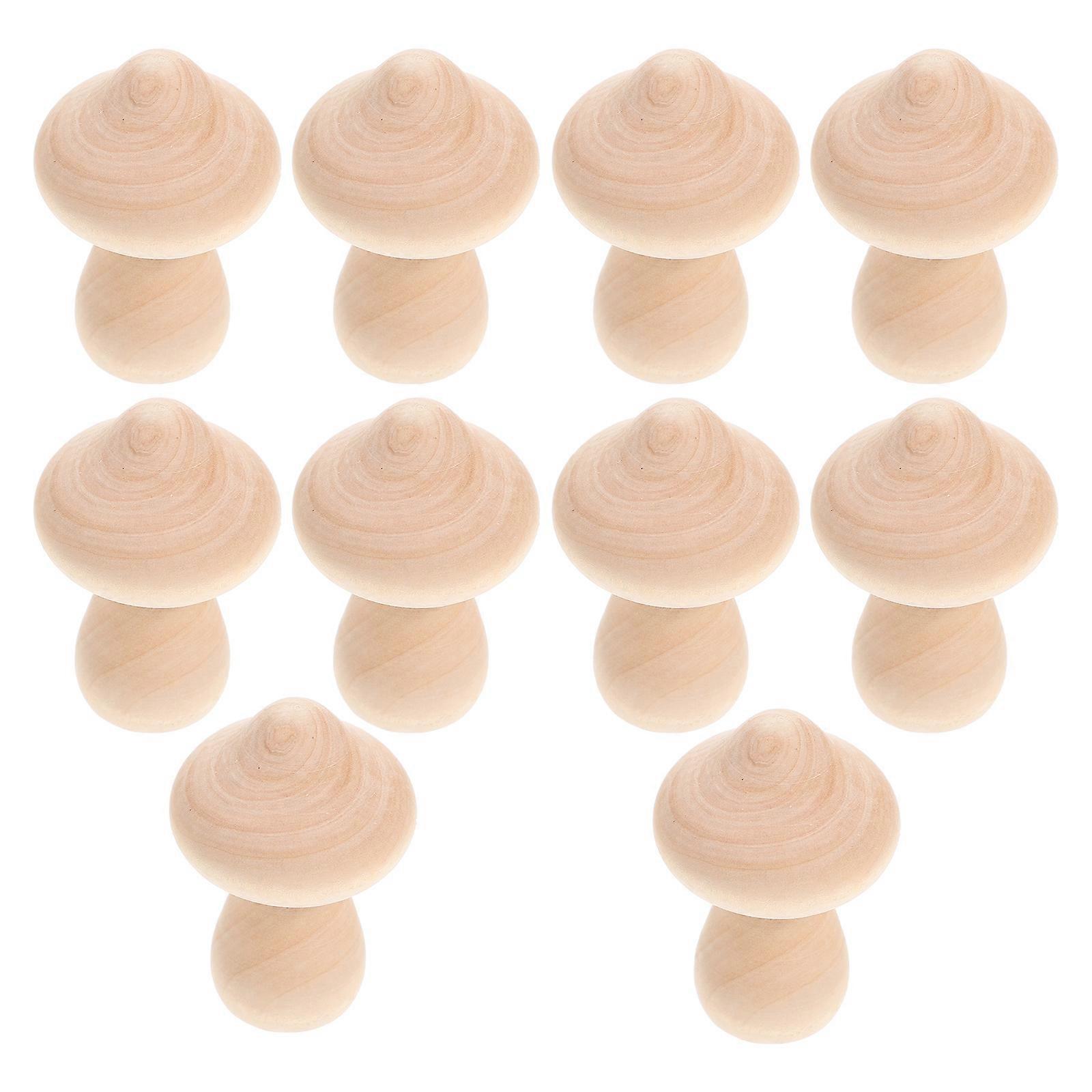 10 stk DIY simulert sopp ornamenter tre sopp dekor graffiti sopp