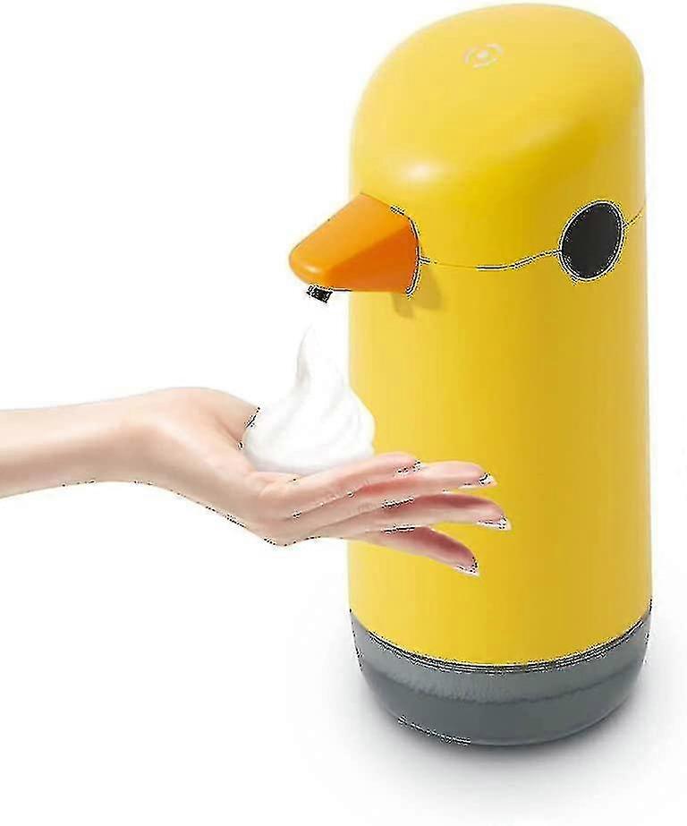 Yellow Duck Automatic Foaming Soap Dispenser, Touchless Infrared Motion Sensor Hand Free_Feb