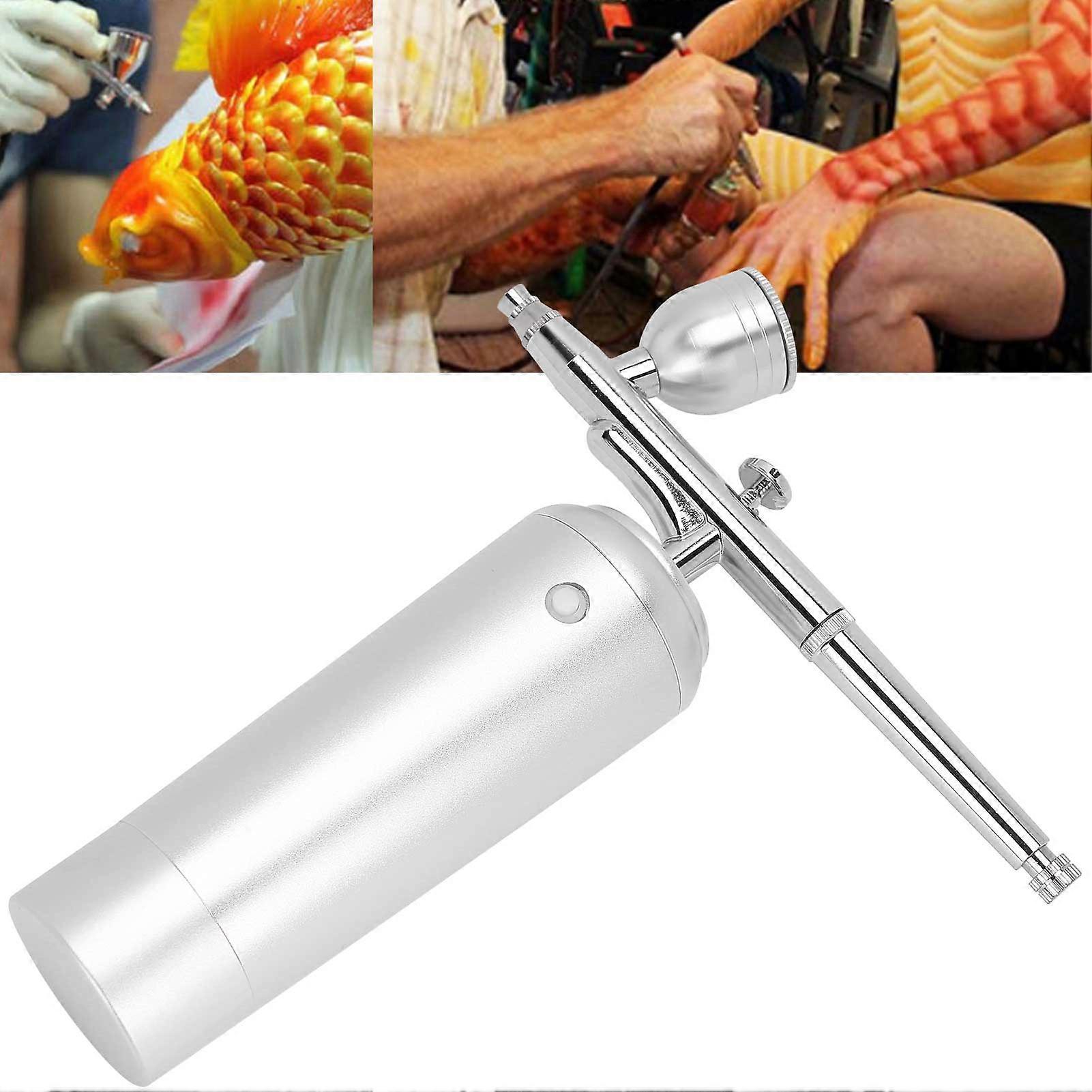 1 Set USB Multi-Purpose Cordless Mini Handheld Airbrush Kit Portable Cosmetic Nozzle Spray Gun Rechargeable Makeup Accessories