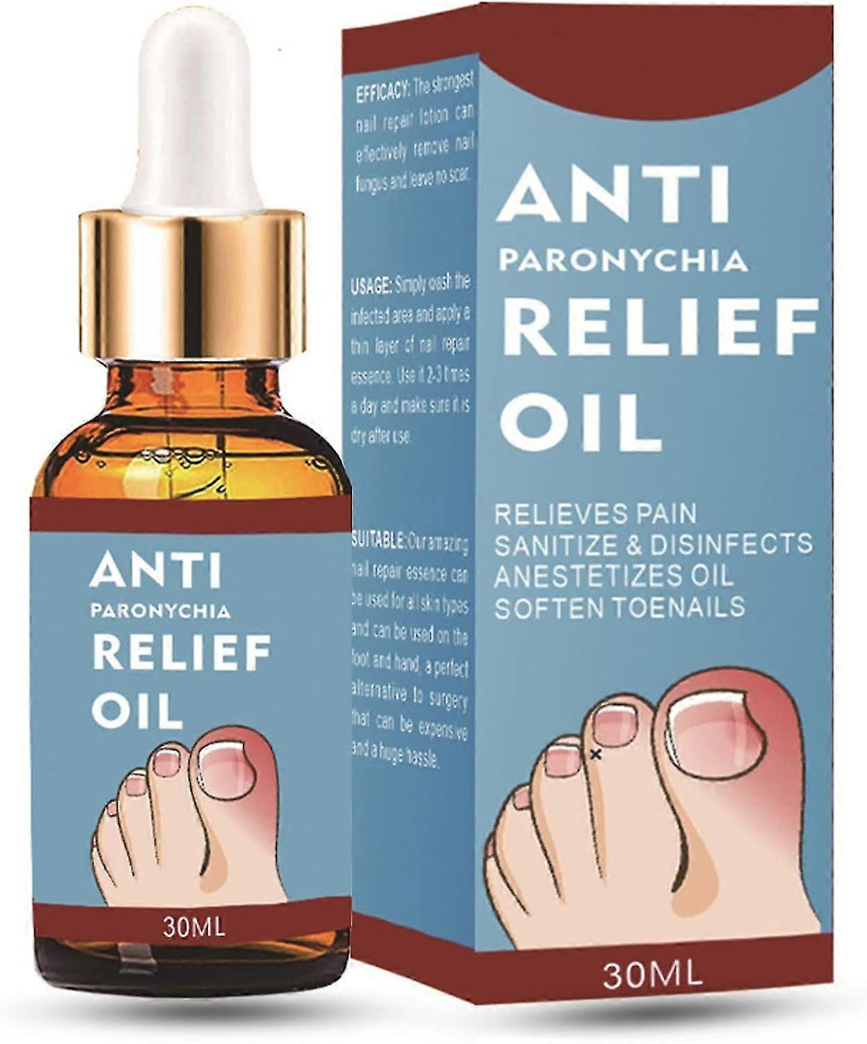 Traitement des ongles incarnés, huile anti-paronychie, huile de traitement correctrice pour ongles incarnés abîmés, décolorés et épais