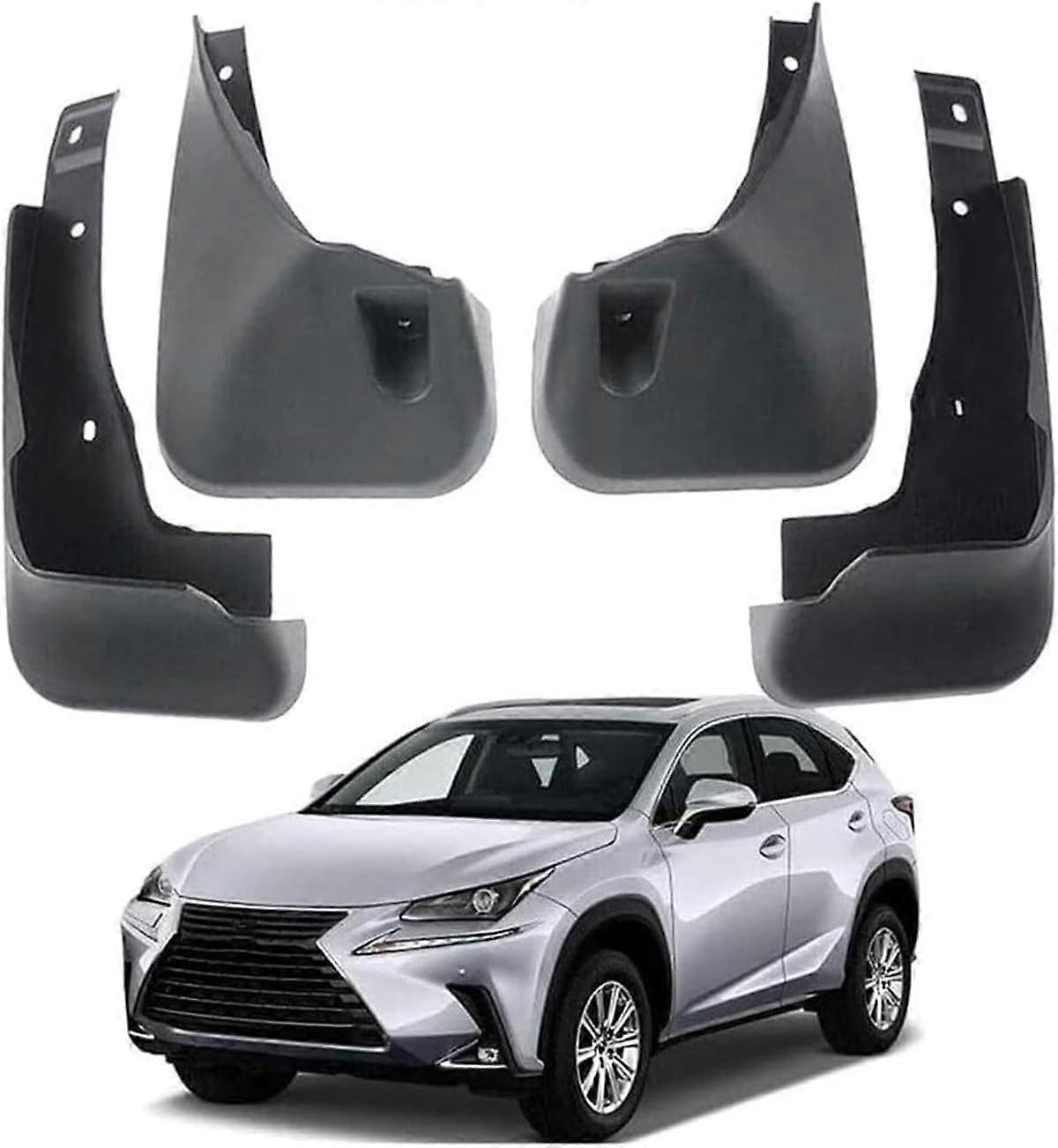 4pcs Car Mud Flaps for Lexus NX200T NX300H 2018-2020,Mud Flaps Splash Guards Fenders,Contoured Mud Flaps Splash Guard Kit Pair