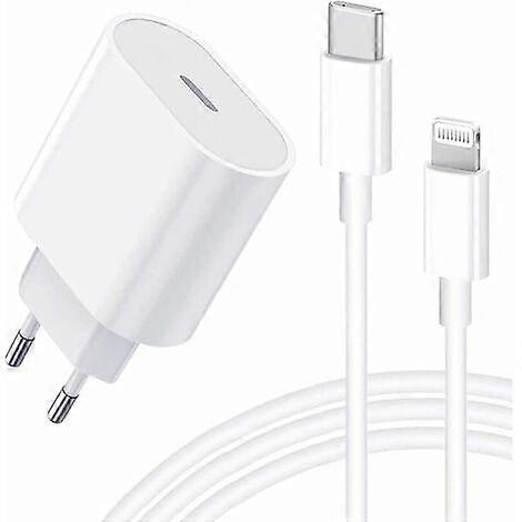 [Certifi Apple Mfi] Iphone Chargeur Rapide Usb C - Chargeur Rapide Pd 20w Avec 2m Cable Usb C Vers Lightning,Compatible Avec Iphone 14/14 Plus/14 Pro/