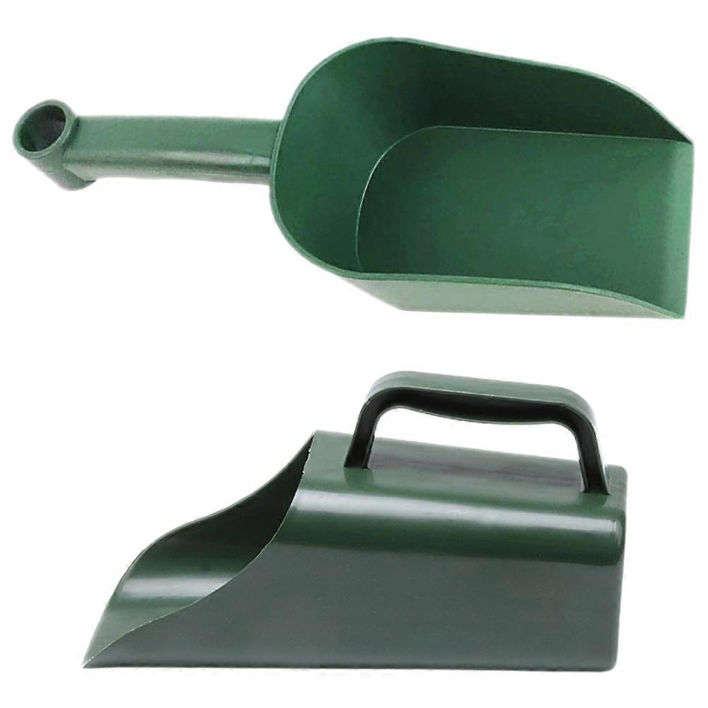 2 pcs Bonsai Soil Scoop Garden Shovel Hand Shovel Plastic Soil Scoop Flower Soil Scoop
