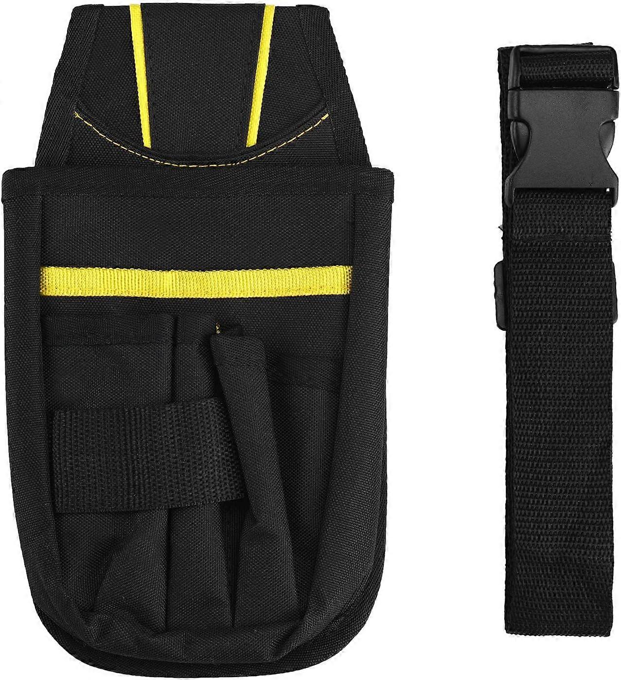 Electrician Tool Pouch With Belt Clip 5 Pocket  izer Tool Pouch Small Durable   Work Pouch With Adjustable Belt For Electrician Technicians -