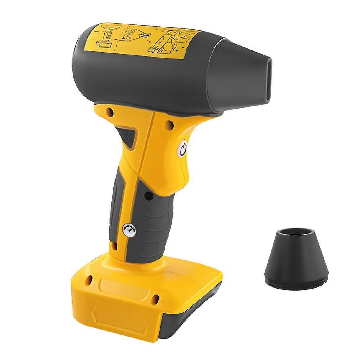 Mini Jet Blower Portable Violent Turbo Fan for 20V Battery 4-Speed High Speed Fan for KeyBoard Cleaning,Hair,Car