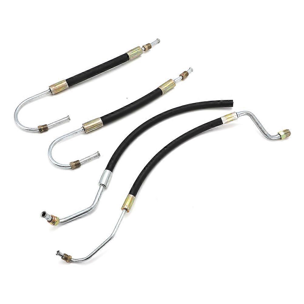 4PCS Car Air Intake Power Steering Hose Kit For Corvette 327 or 350 Engines Small Block Chevy Engines C2 C3