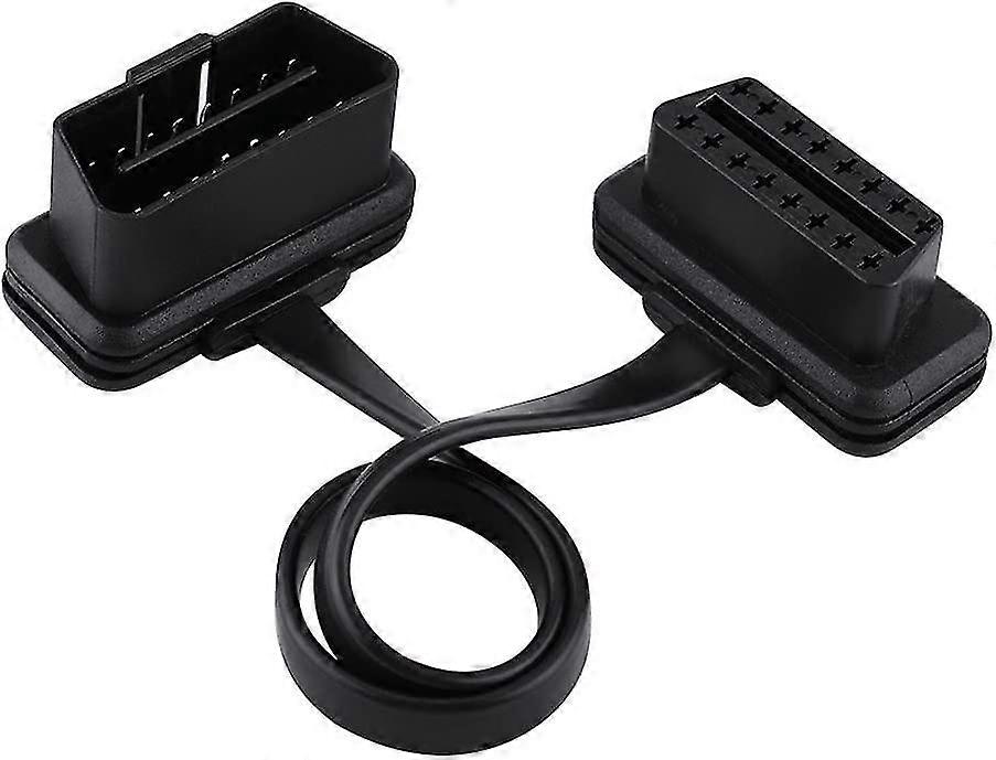 Automotive Extension Cable Diagnostic Cable Adapter Connector (black) (1pcs)