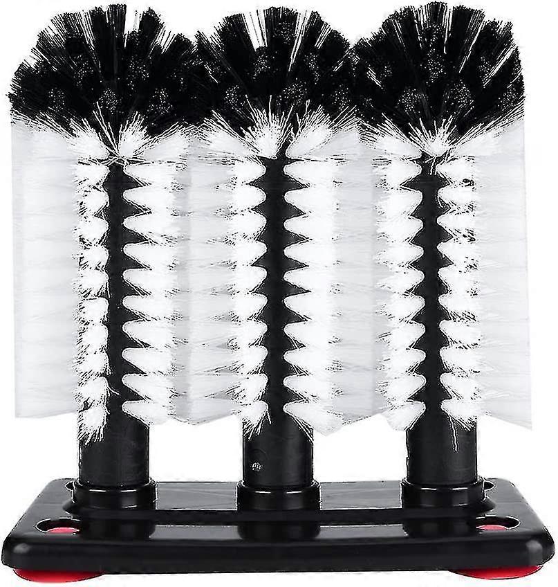 3 Brush Glass Cleaner, Multipurpose Glass Brush-Good