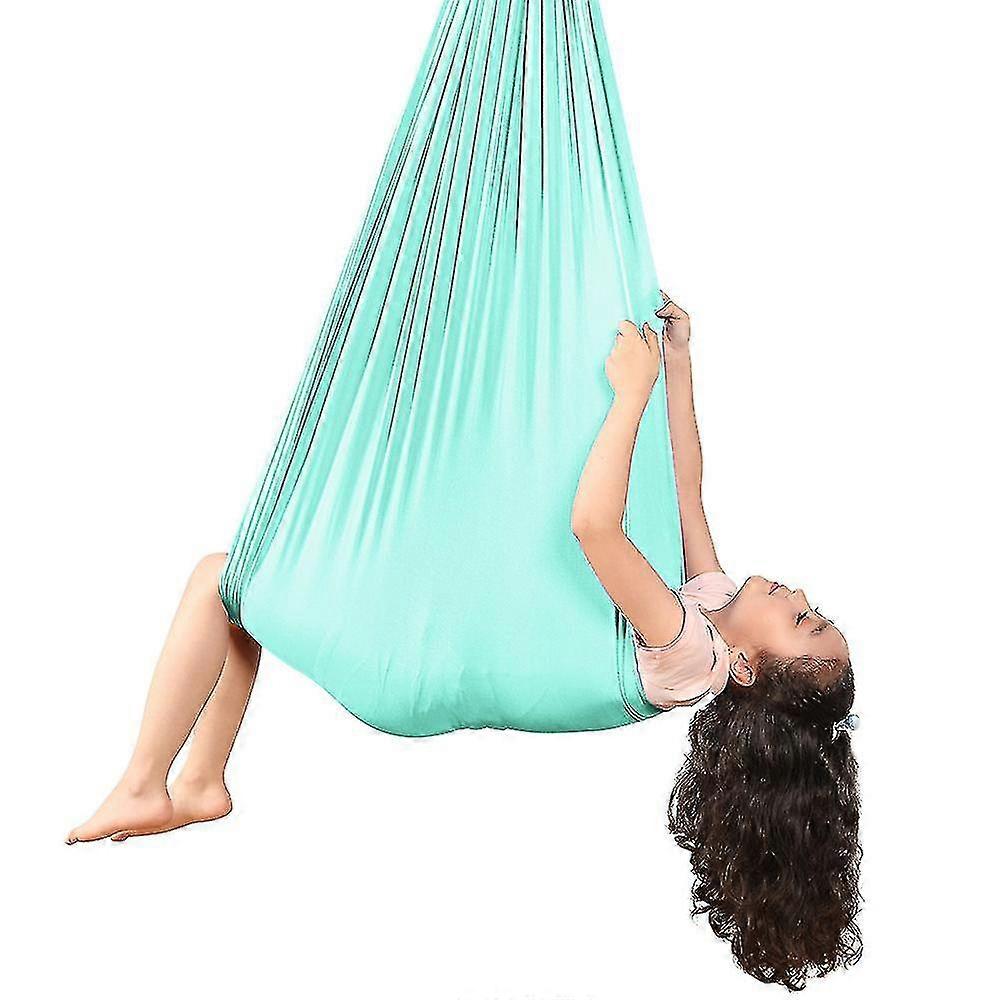 الأطفال الهواء اليوغا أرجوحة 100٪ نايلون مرنة المضادة للجاذبية سوينغ للأطفال في الهواء الطلق التدريب الحسي شنقا كرسي 280 * 100cm