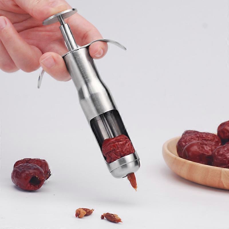 Fruit corer, corer, fruit peel, stainless steel fruit corer, compatible with jujube, hawthorn and grape kitchen tools,2024 Ping
