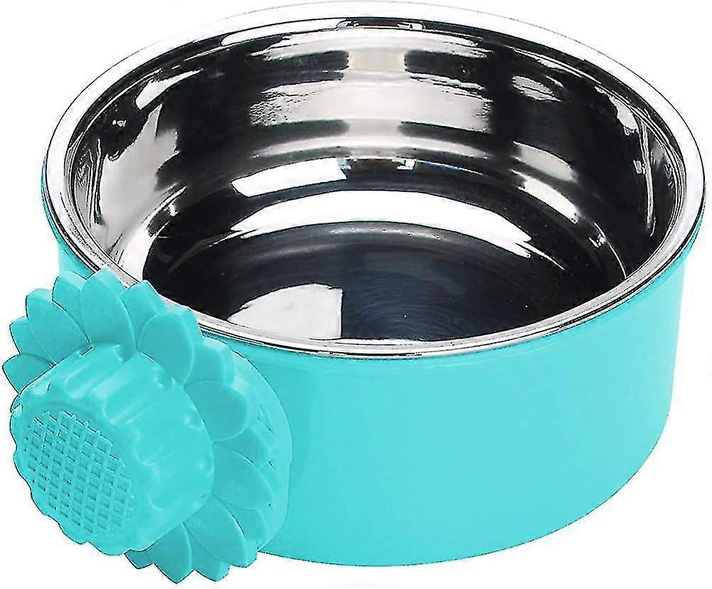 קערת כלב מחמד נירוסטה נשלפת לבעלי חיים קטנים, תלוי בפנים