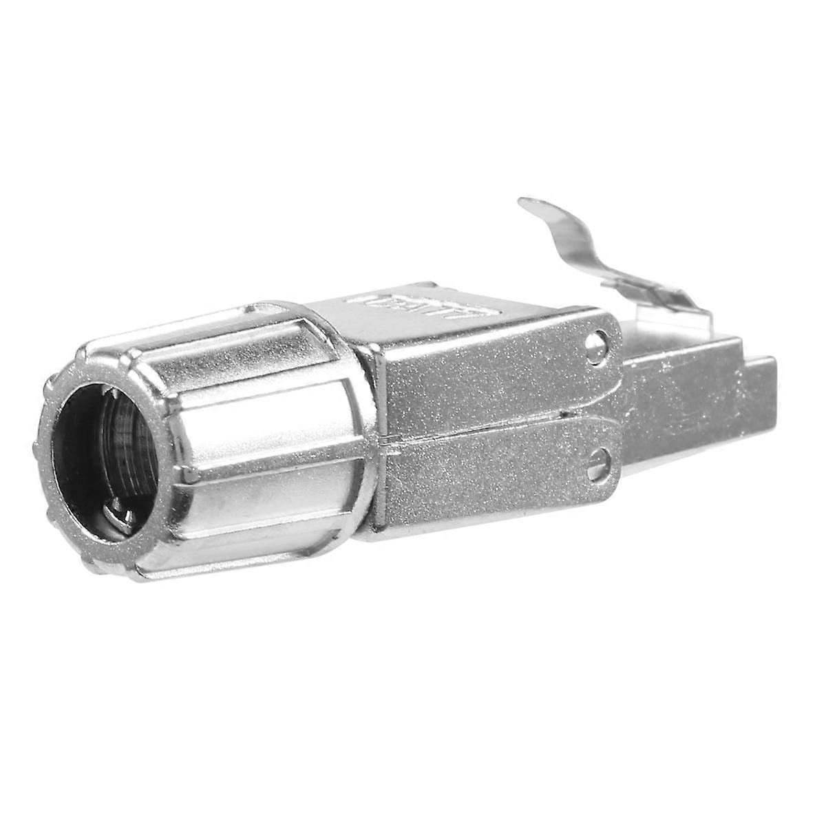 2 Pcs for RJ45 CAT7 Connectors Tool Free Shielded Toolless Modular Network Plug for Installation Ca