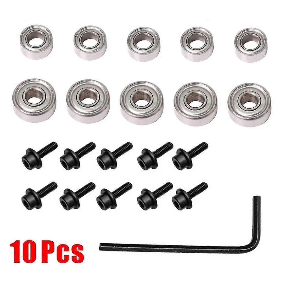 Ställ in fräs Toppmonterade kullager Guide för reparation av fräslager Tunga stållager Åtkomst för fräs