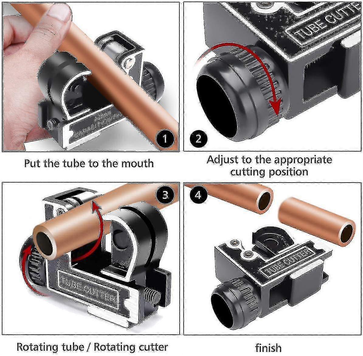 3-28mm Mini Pipe Cutter, Pipe Cutter Copper Pipe Cutter Cutting Tool
