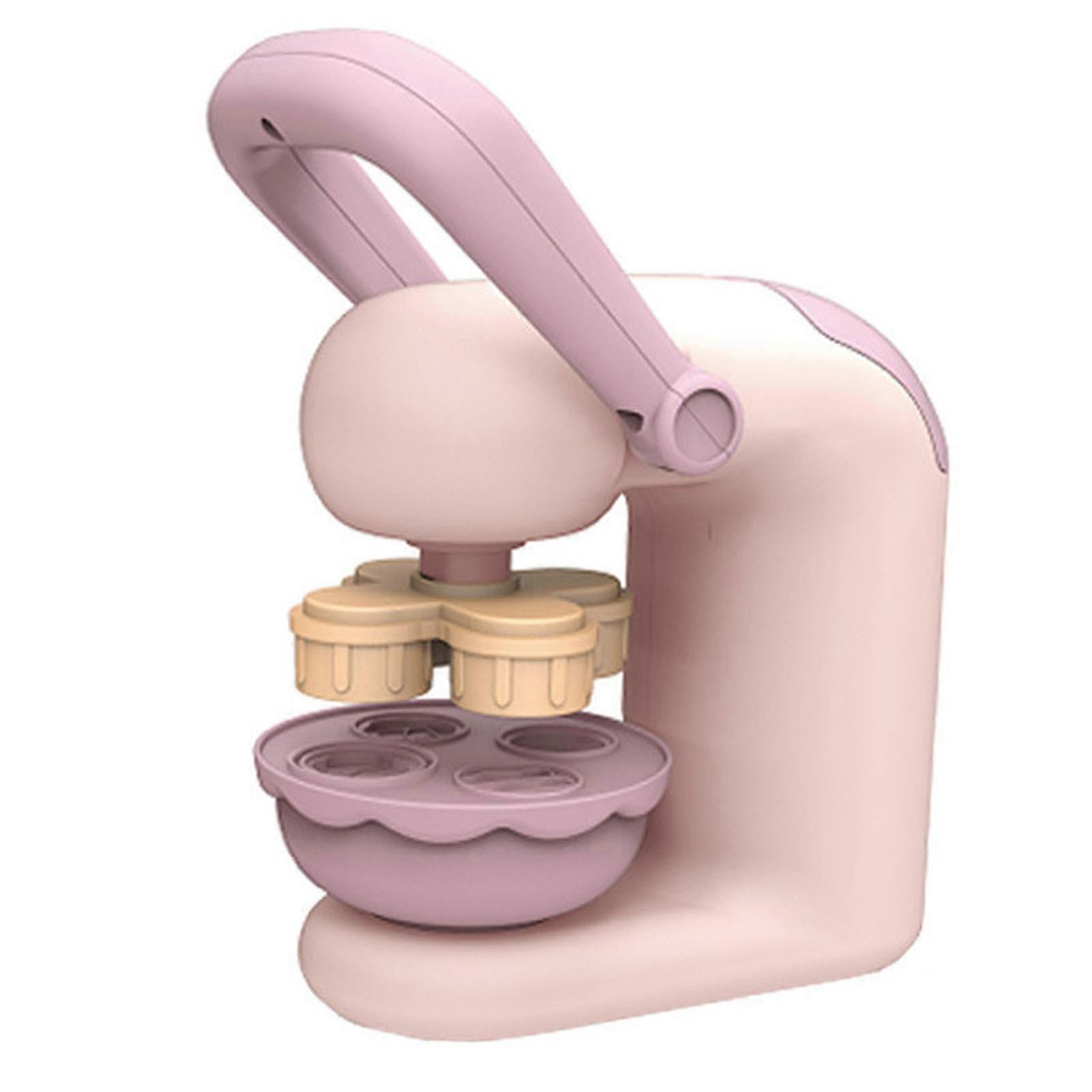 Color Dough Machine DIY Interesting Interactive Lightweight Safe Color Dough Set for Kids Children Hamburger Machine