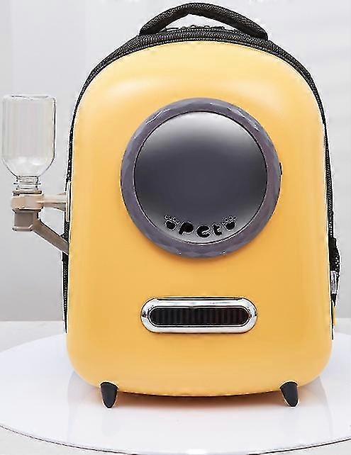 Colorida moda Mascota Transpirable Cómodo Gato Espacio Cápsula (blanco)