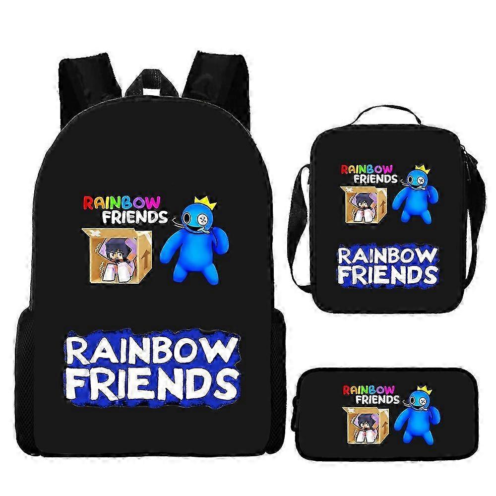 Rainbow Friends Backpack Children Cartoon Animation Backpack