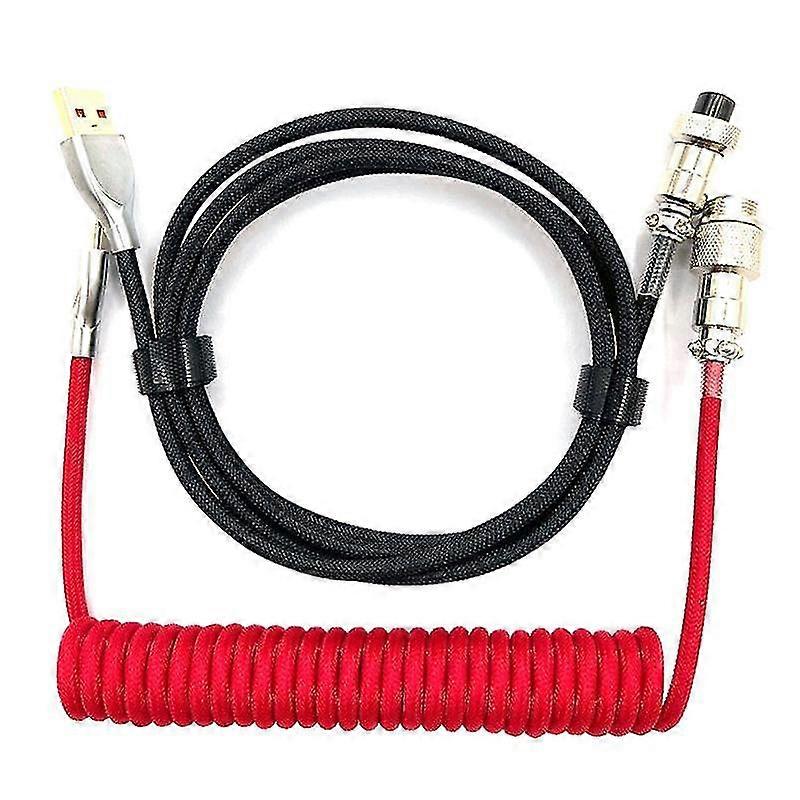 Mechanical Keyboard Coiled Cable Type C To Usb Data Cable Game Keyboard Cable Mechanical Keyboard C
