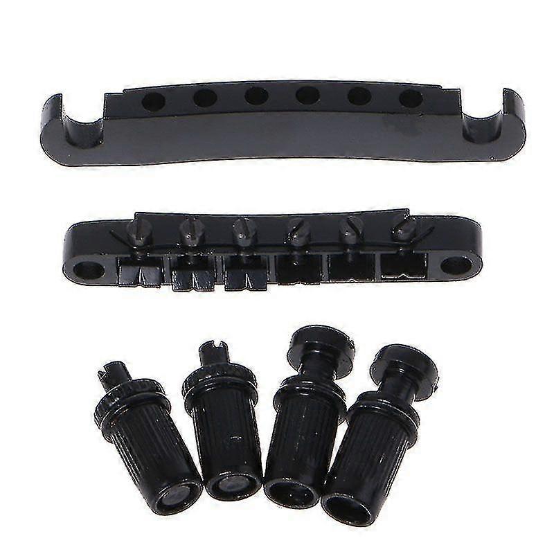 Super Guitar Bridge Tailpiece Tailblack1set