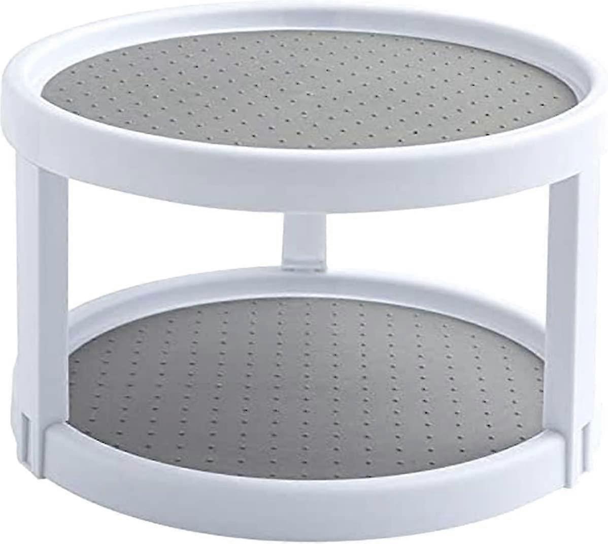 Rotating Spice Rack, Revolving Tray For Spices Condiments Kitchen Storage, Multi-function For Kitchen Storage(double Layer)