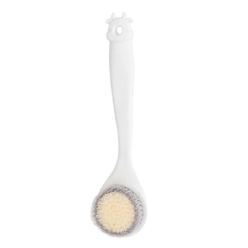 Back Brush, Long Handle Bath Brush for Shower, Long Handle Back Brush, White
