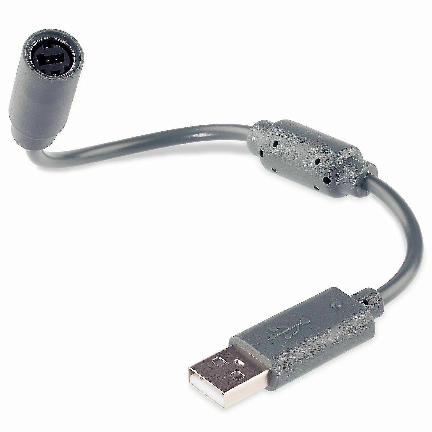 USB Breakaway KabelAdapter für Microsoft Xbox 360 Wired Controller Grau