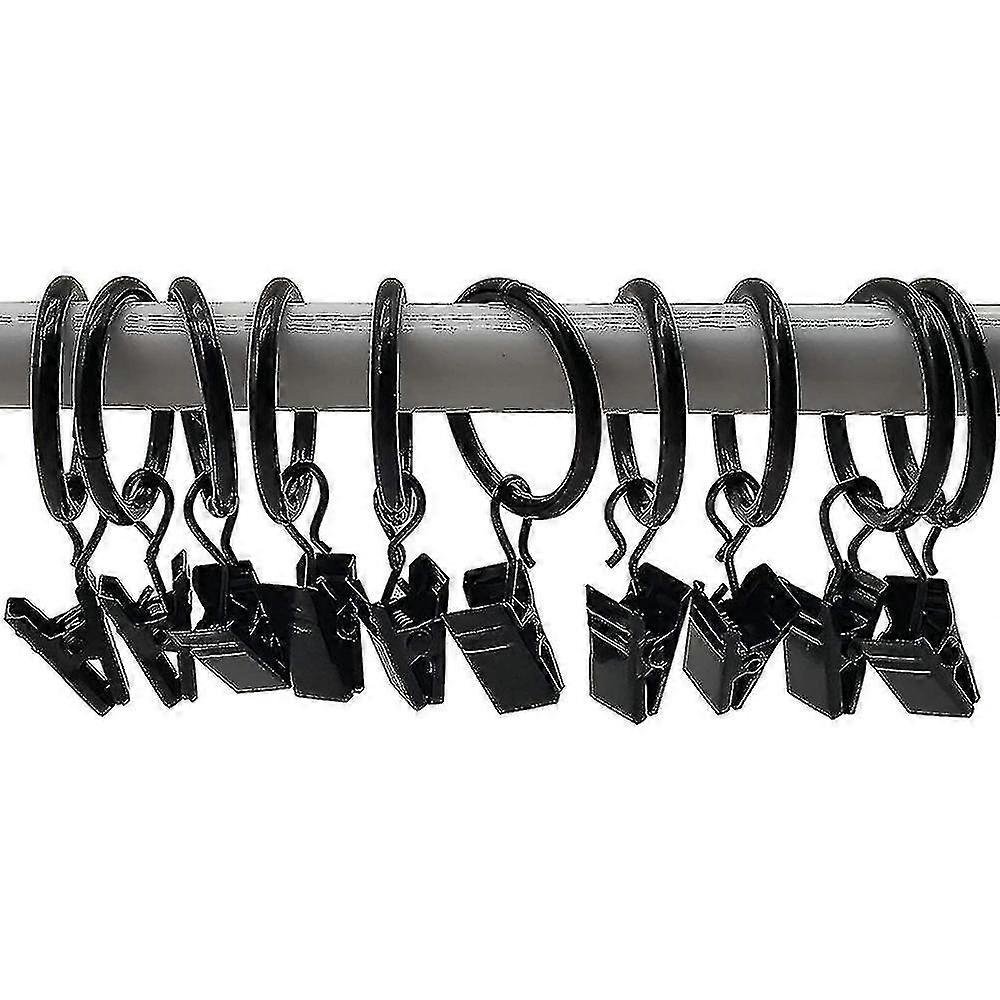 Curtain Rings With Clips 30 Pcs