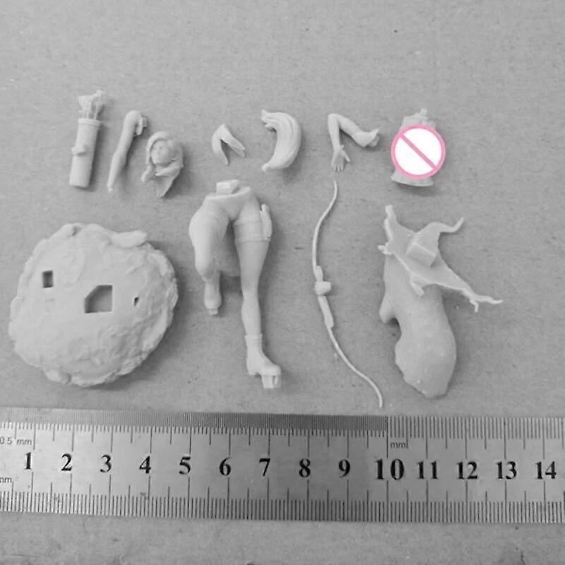 Wilderness Hunter Resin Figure 1/24 Model Kit Unpainted and Unassembled Toys
