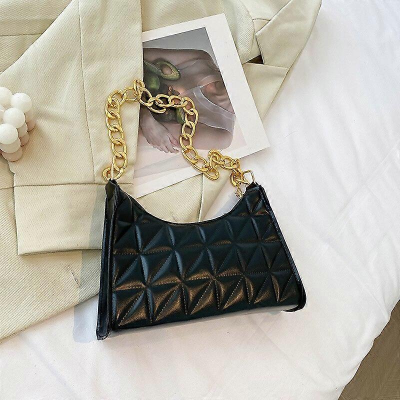 Handbag Women's Advanced Diamond Bag Trend All-match Shoulder Bag Niche Chain Handbag Female Fashion Texture Shopping Bag