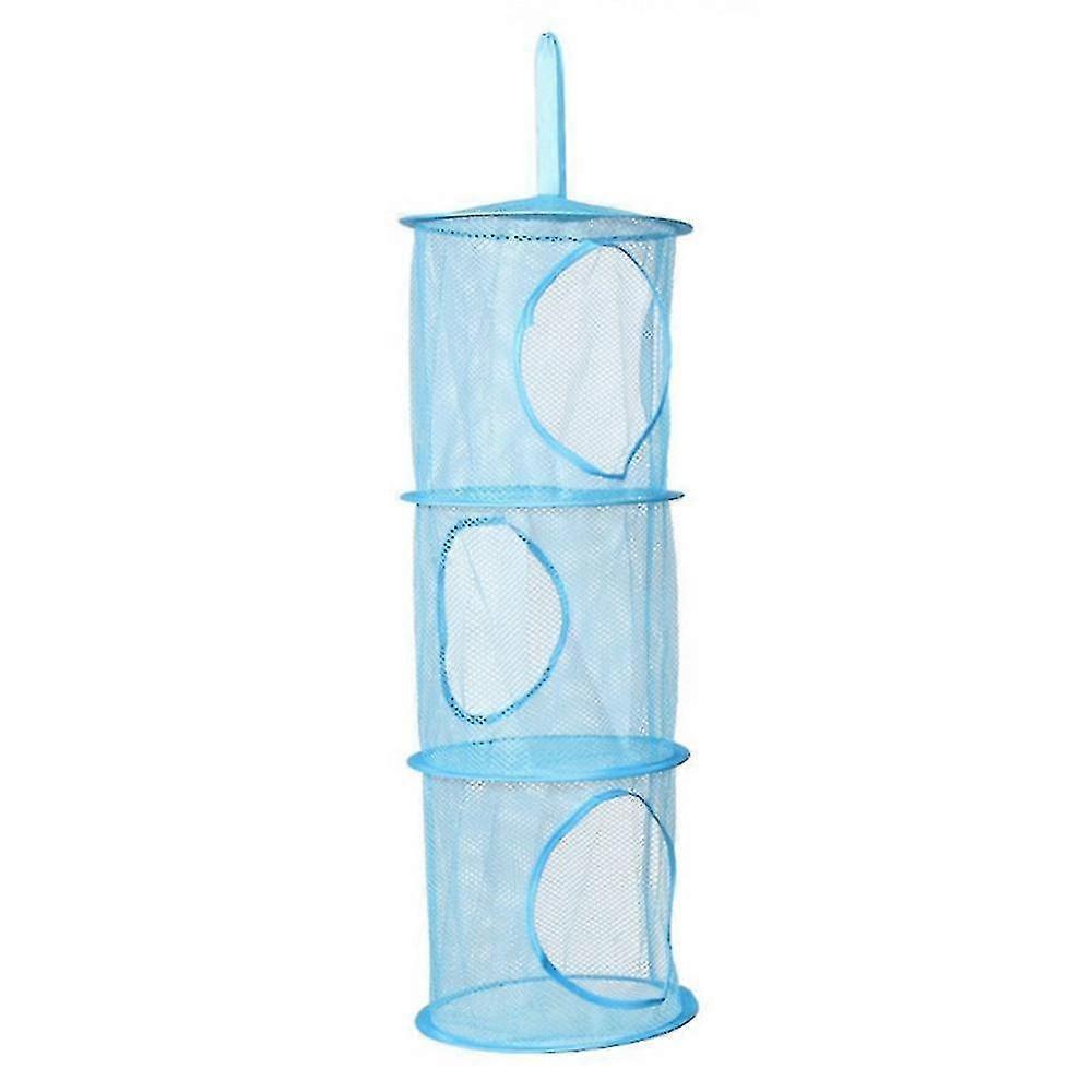 Hanging 3 Tier Storage Basket Mesh Net Bathroom Home Tidy Organizer